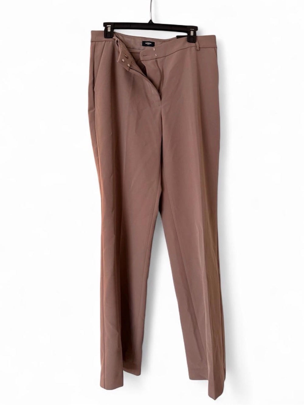 Express Editor Dress Pants Size 10R Brown/Taupe NWT